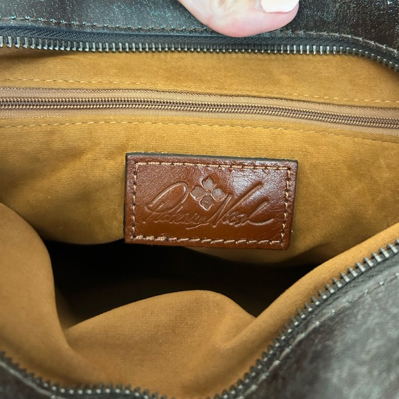 Patricia Nash Albi Tooled Turquoise Convertible Backpack Tooled - Picture 11 of 11